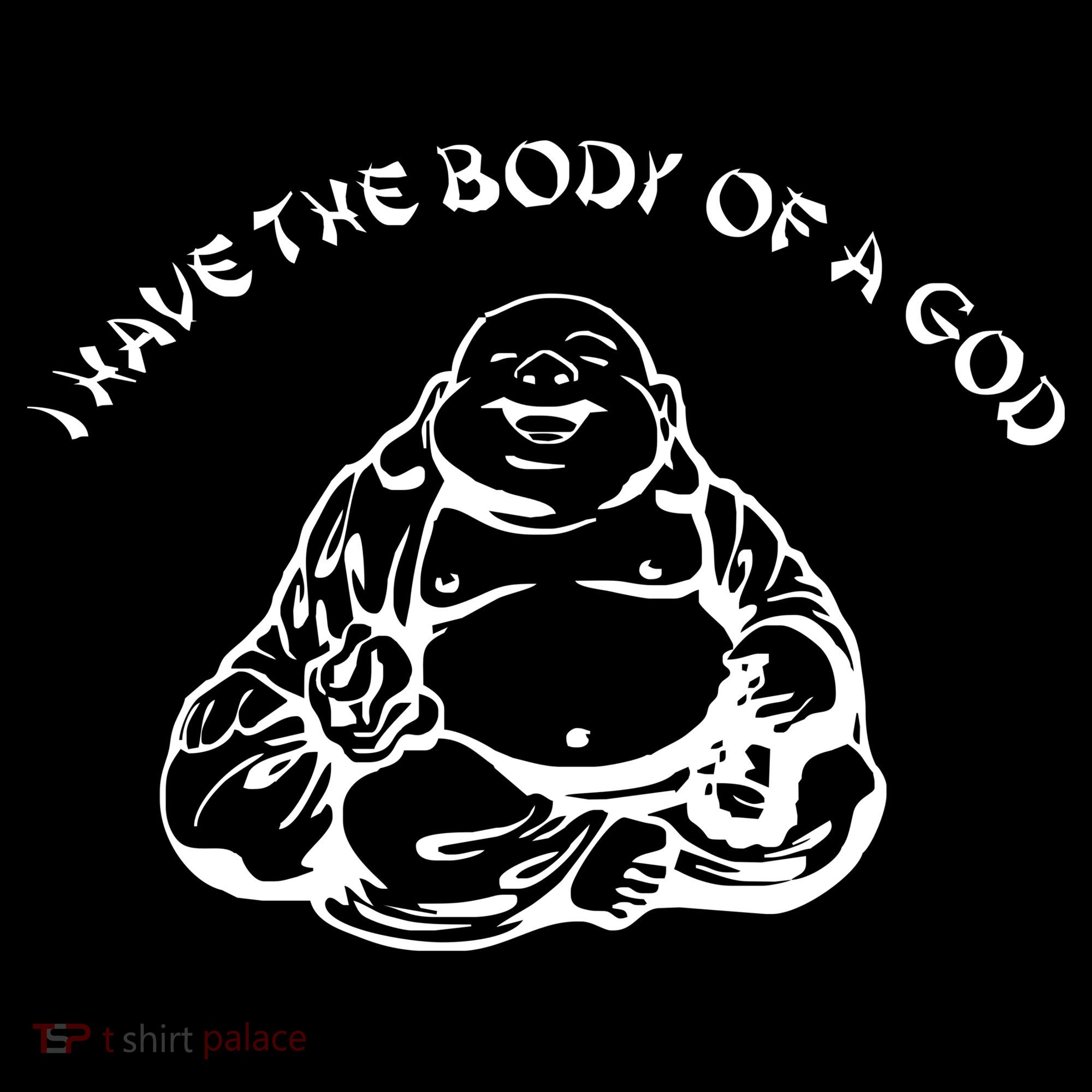 I Have The Body Of A God Funny Buddha Budda Banter Fat Food Coffee Mug