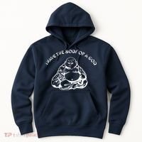 I Have The Body Of A God Funny Buddha Budda Banter Fat Food Hoodie thumb 0