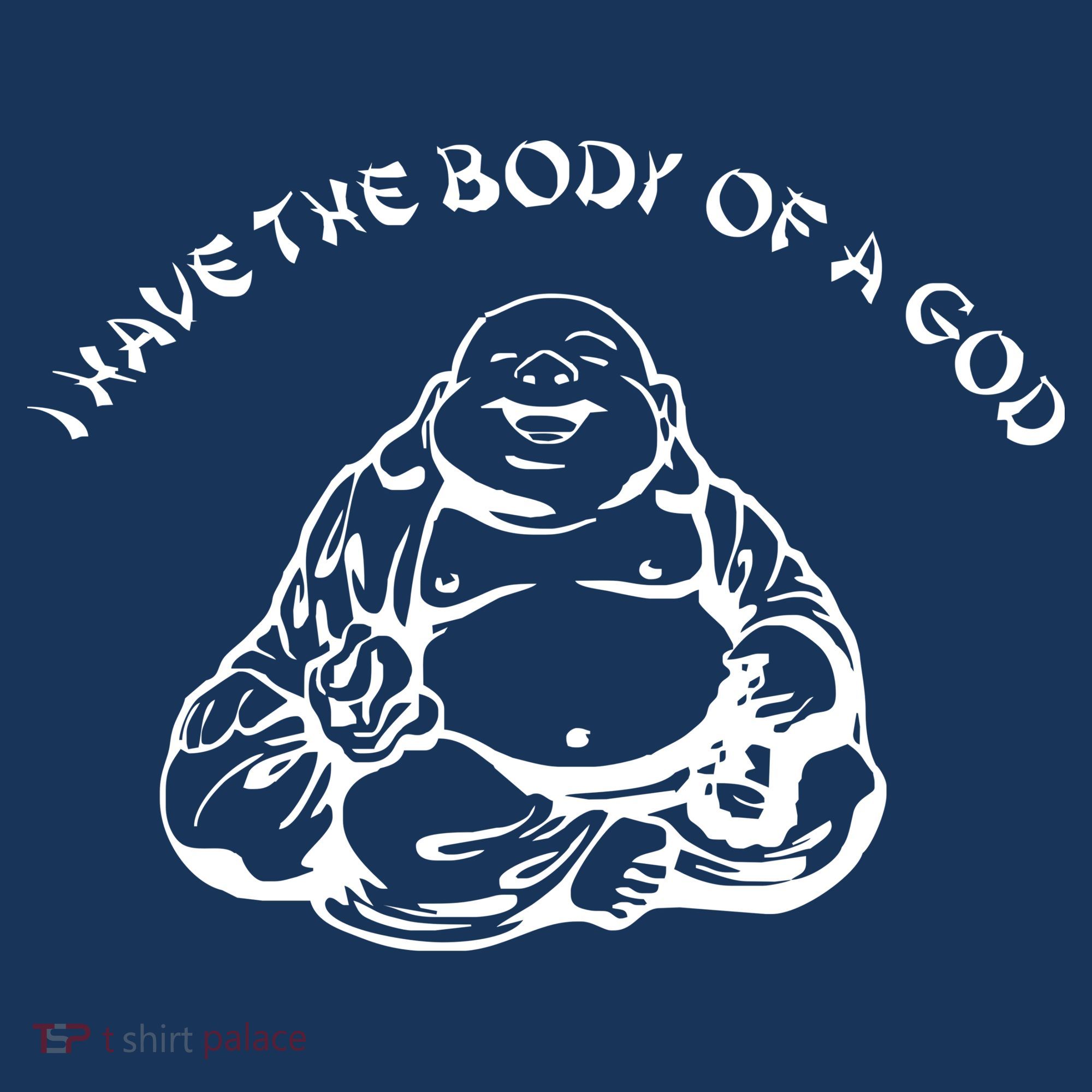I Have The Body Of A God Funny Buddha Budda Banter Fat Food Women's Hoodie