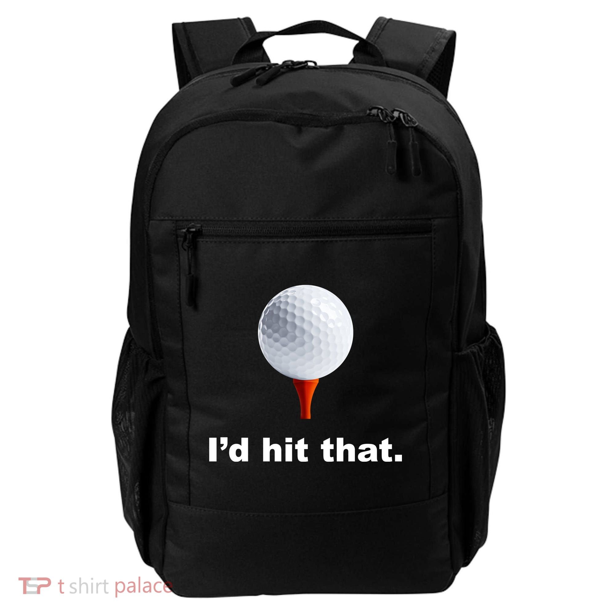 I'd Hit That Funny Golf Backpack
