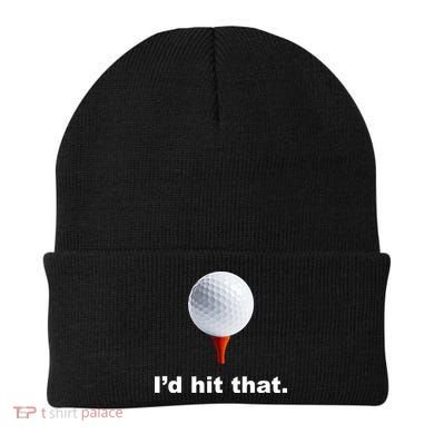 I'd Hit That Funny Golf Beanie