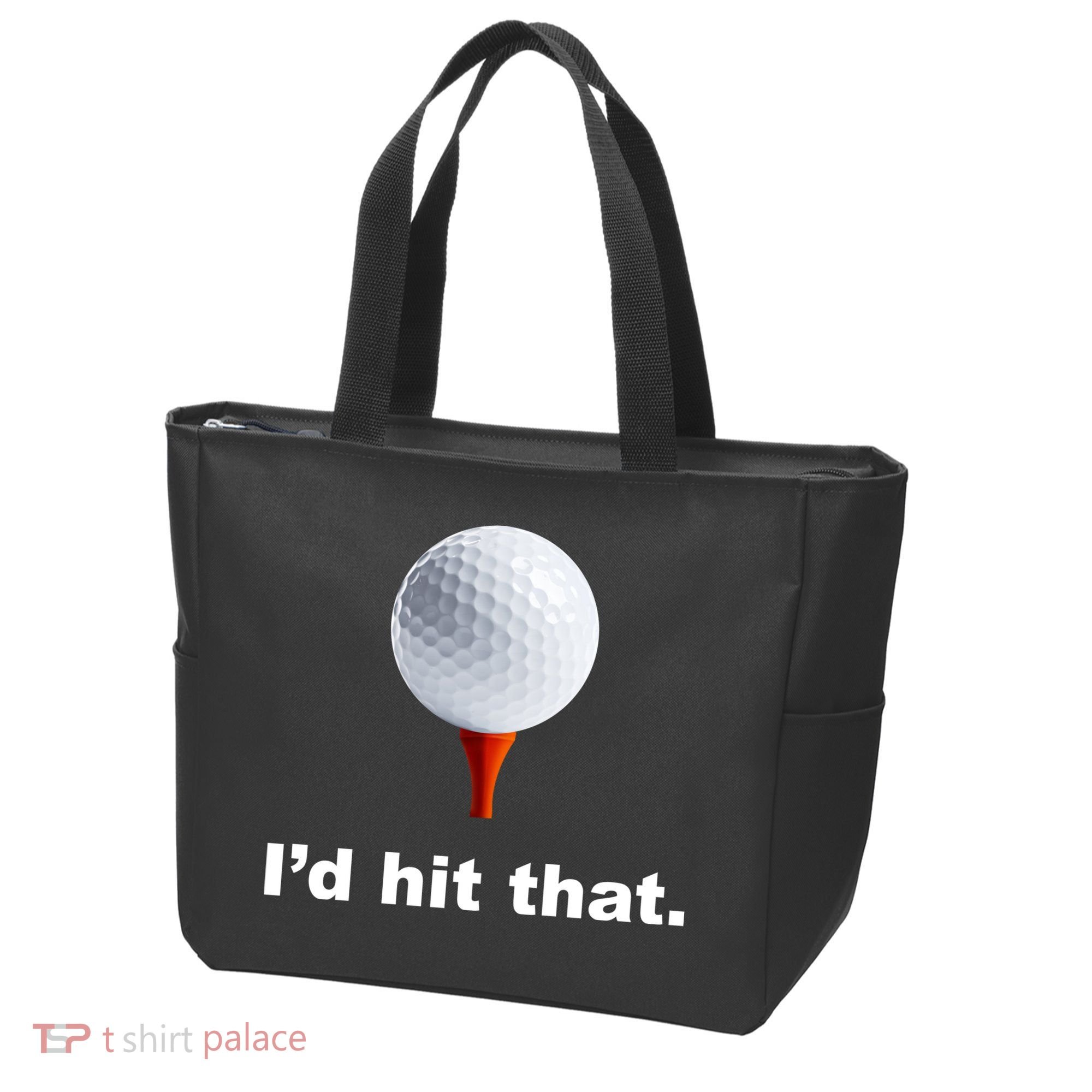 I'd Hit That Funny Golf Tote Bag