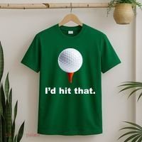 I'd Hit That Funny Golf T-Shirt thumb 2