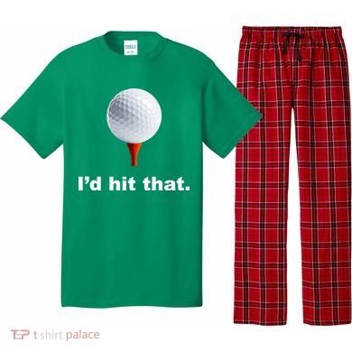 I'd Hit That Funny Golf Pajama Set