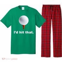 I'd Hit That Funny Golf Pajama Set thumb 0