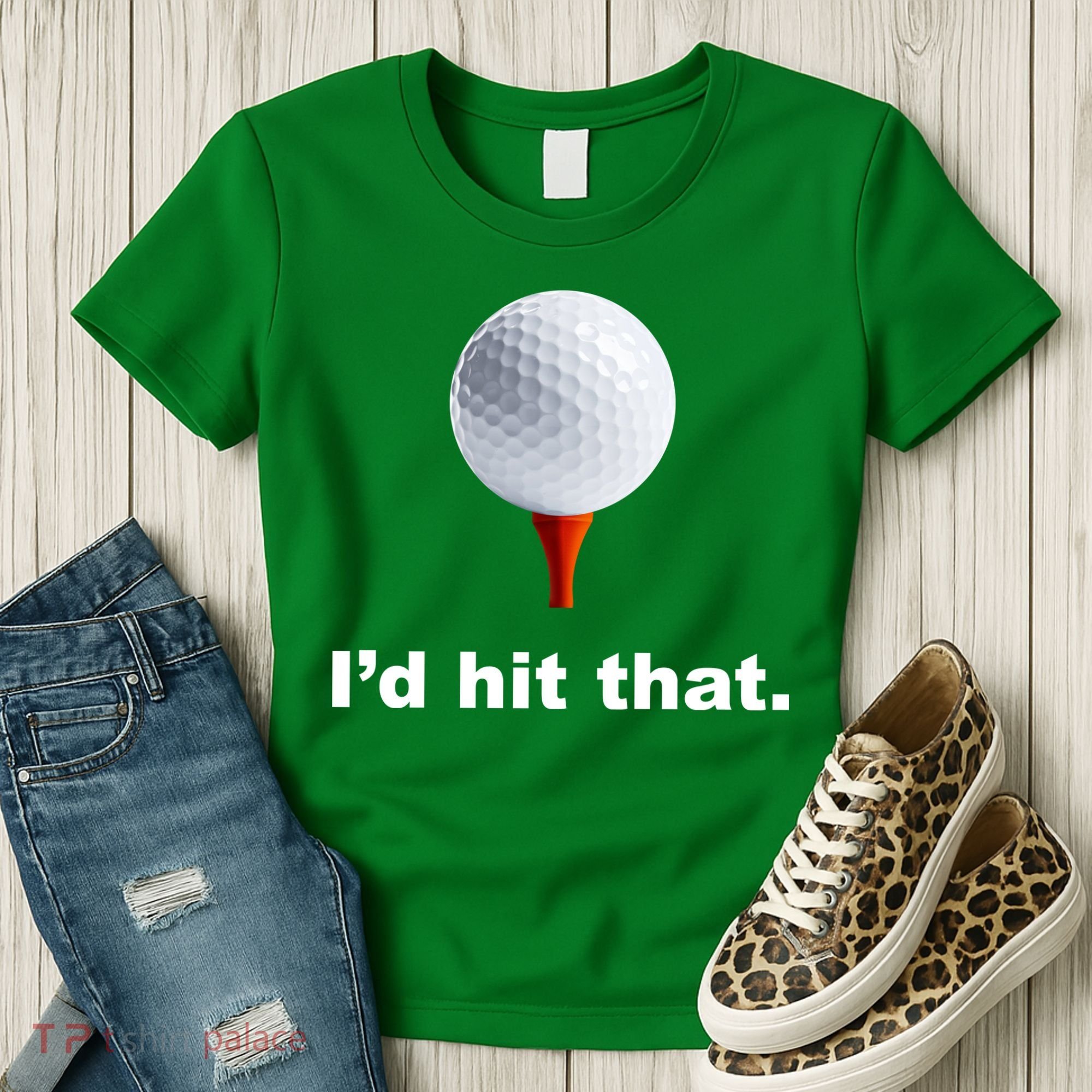 I'd Hit That Funny Golf Women's T-Shirt