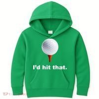 I'd Hit That Funny Golf Kids Hoodie thumb 0