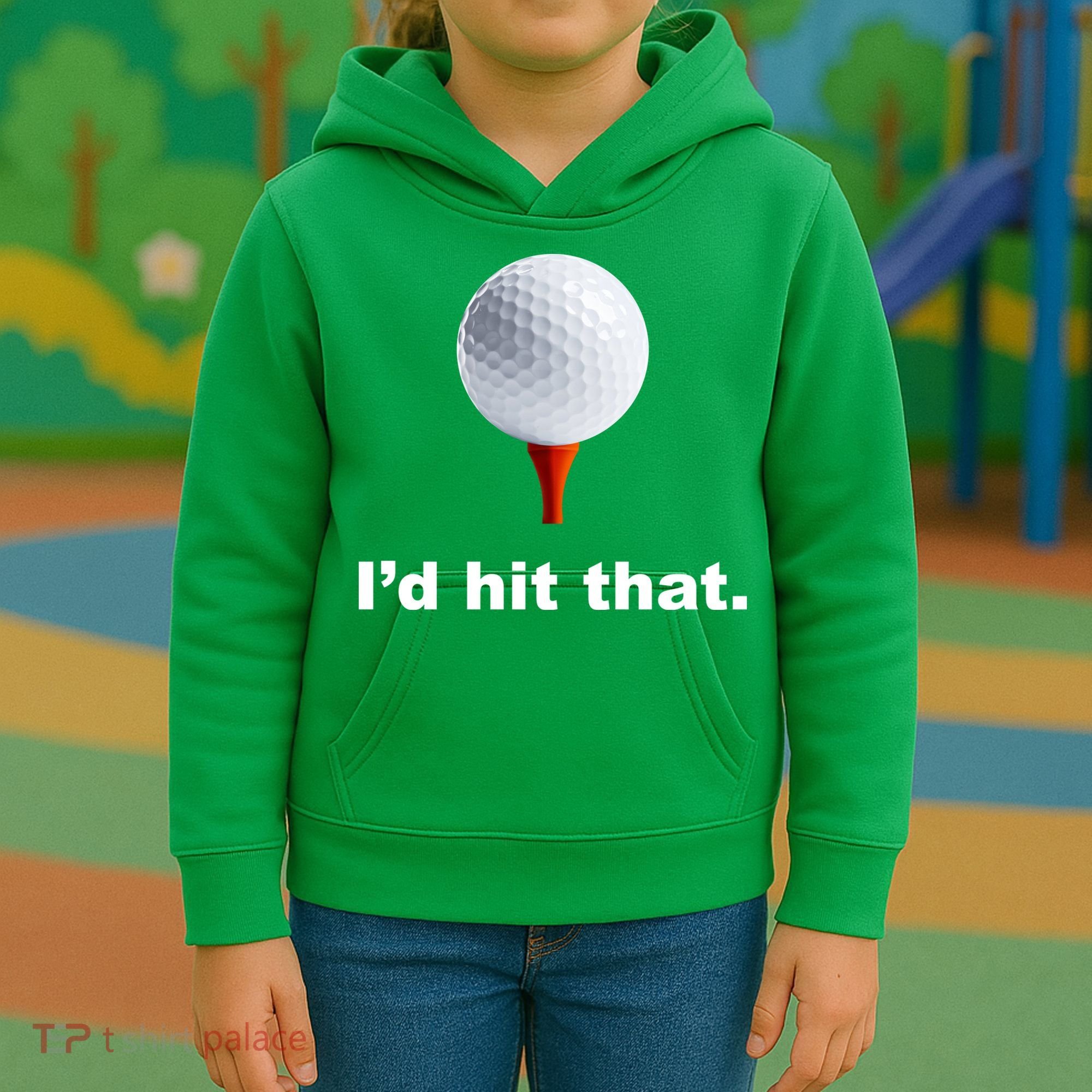 I'd Hit That Funny Golf Kids Hoodie