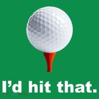 I'd Hit That Funny Golf Kids Long Sleeve Shirt thumb 2