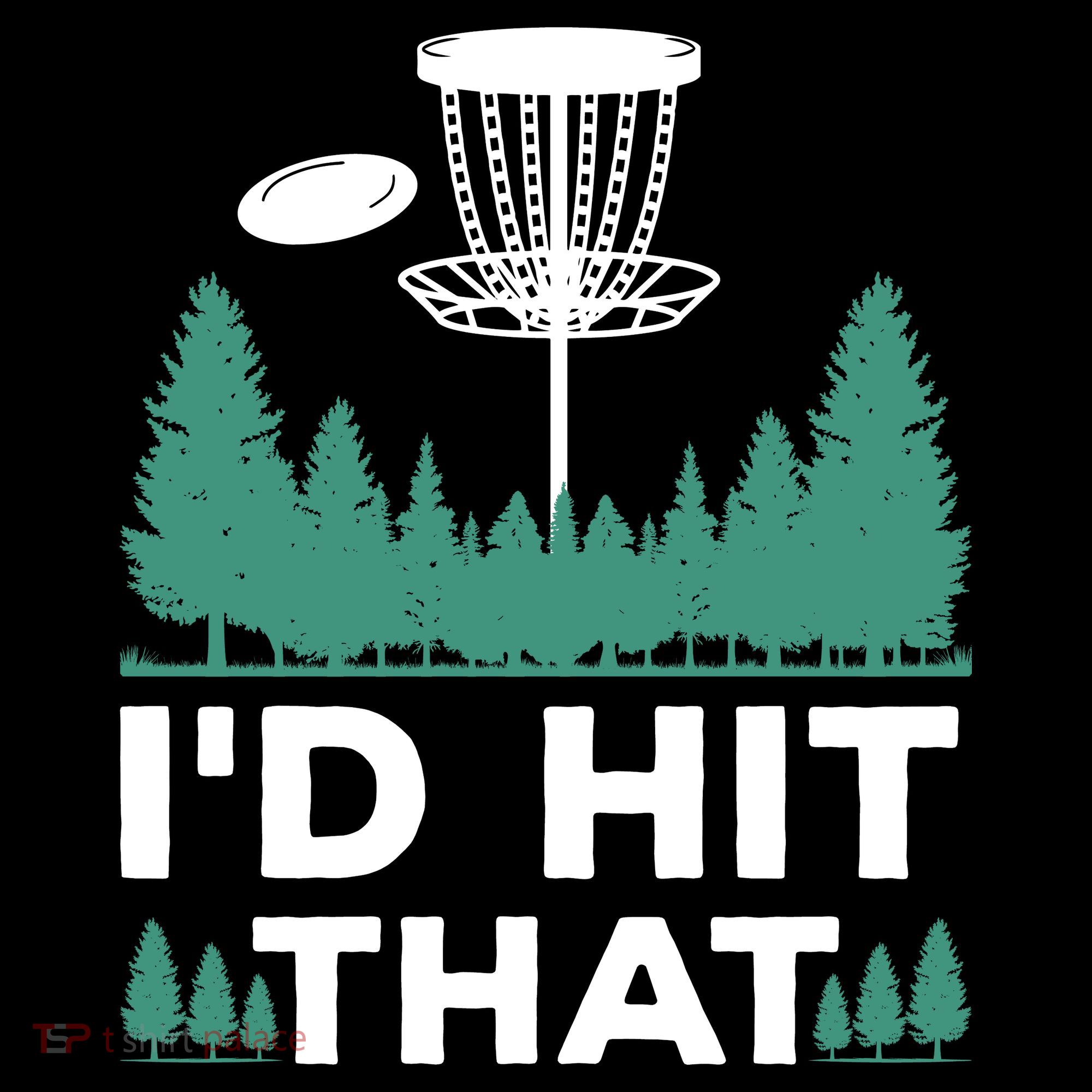 I'd Hit That, Disc Golfing Disc Golf Lover Doggie Tank