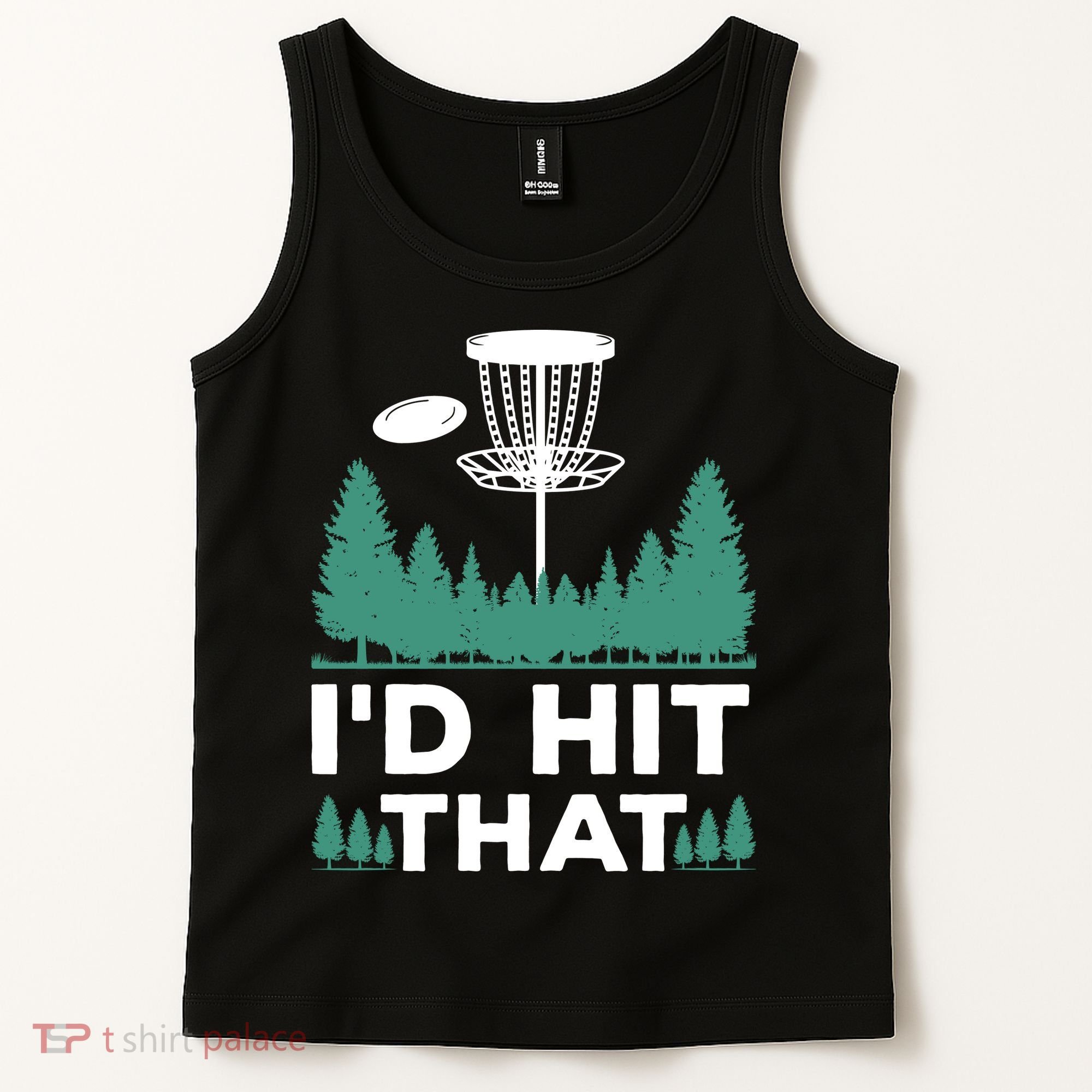 I'd Hit That, Disc Golfing Disc Golf Lover Tank Top