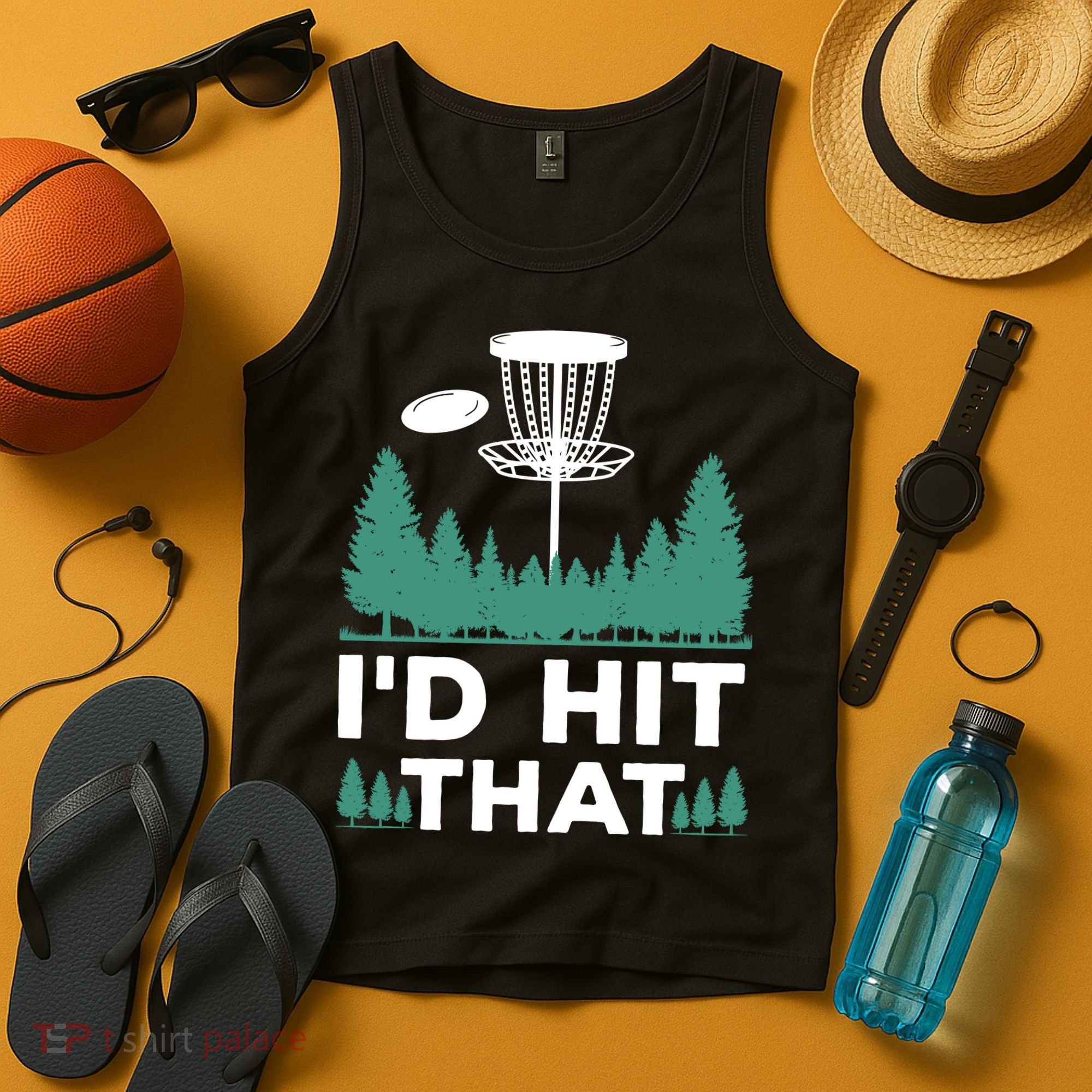 I'd Hit That, Disc Golfing Disc Golf Lover Tank Top