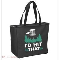 I'd Hit That, Disc Golfing Disc Golf Lover Tote Bag thumb 2