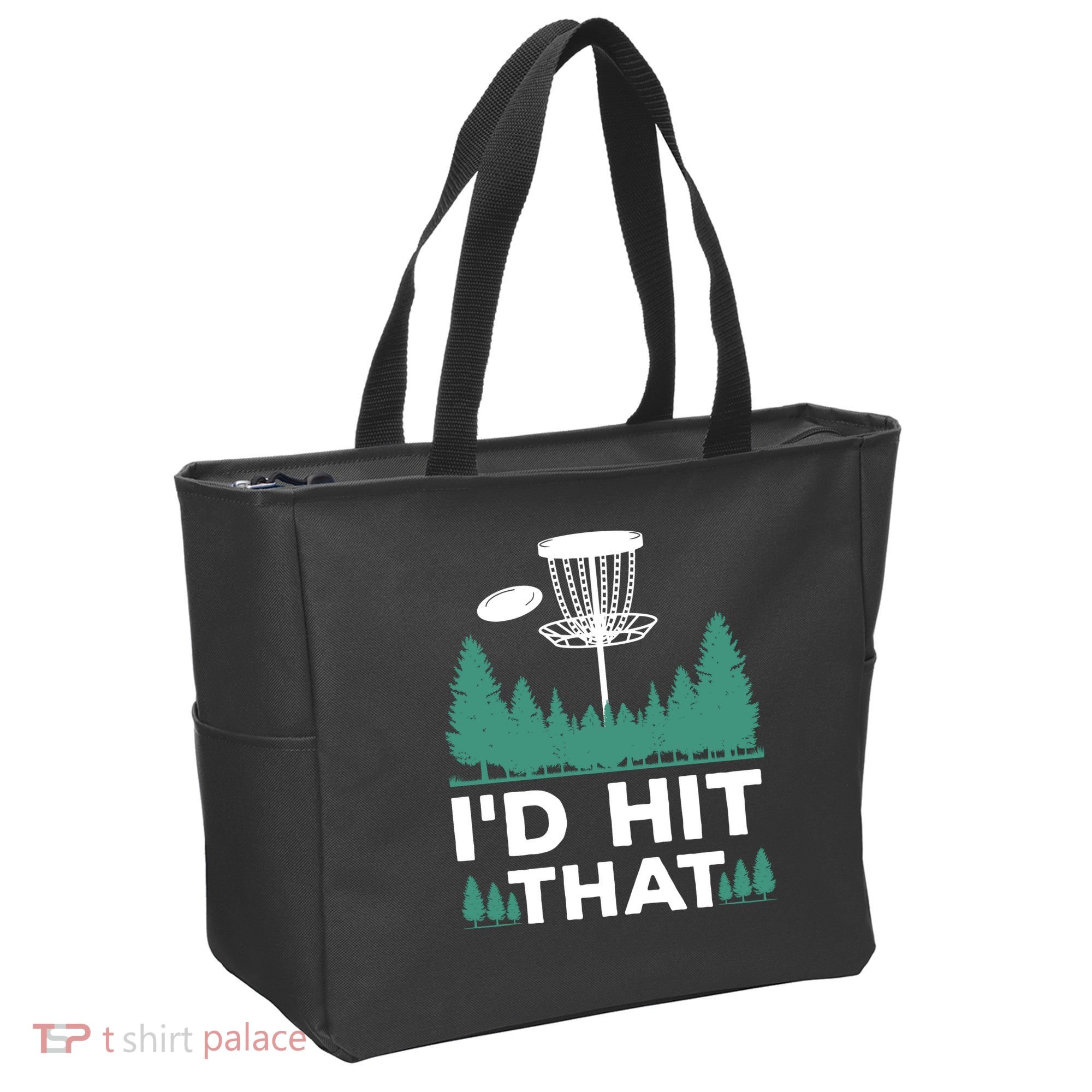 I'd Hit That, Disc Golfing Disc Golf Lover Tote Bag