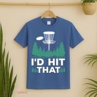 I'd Hit That, Disc Golfing Disc Golf Lover T-Shirt thumb 2