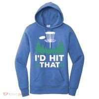 I'd Hit That, Disc Golfing Disc Golf Lover Women's Hoodie thumb 0