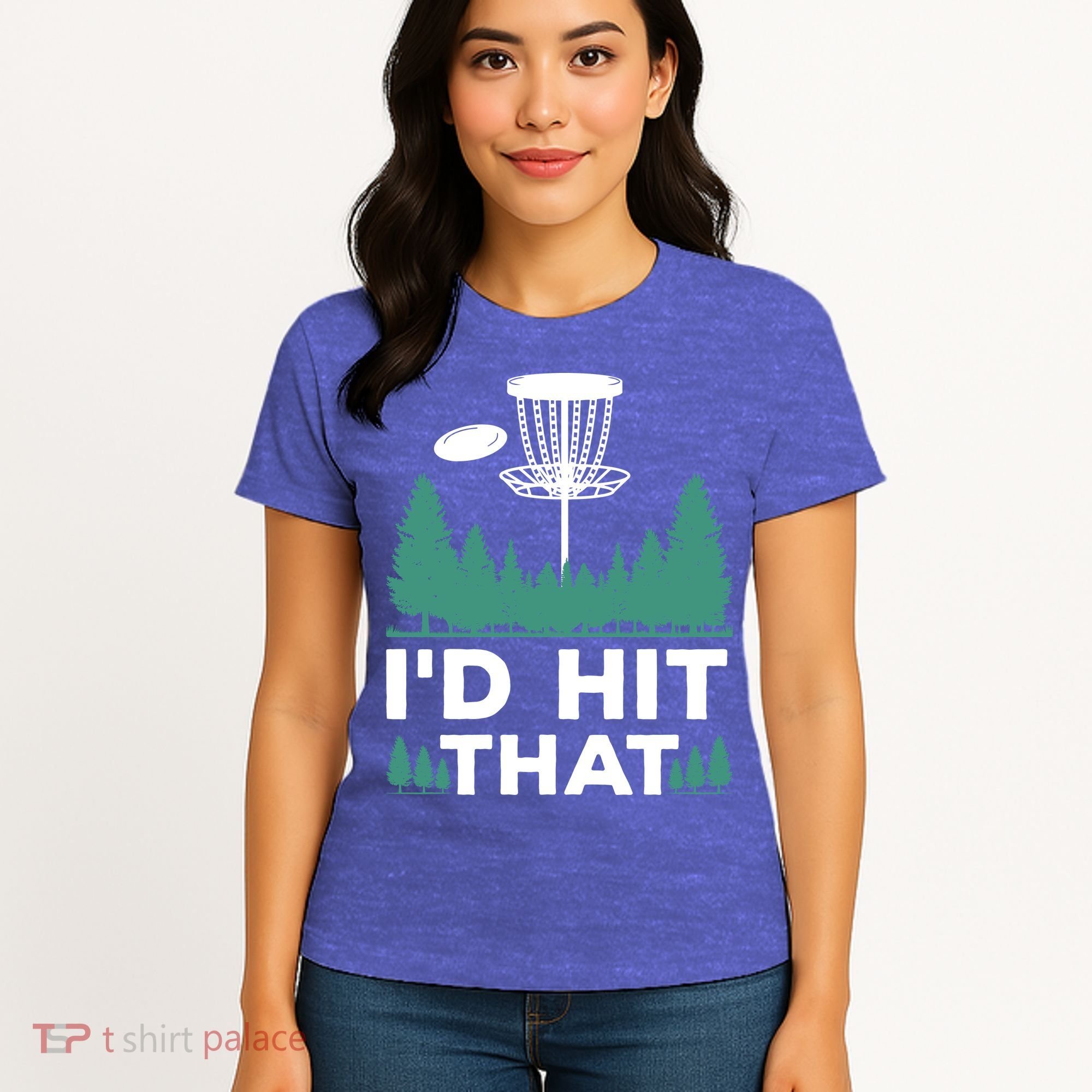 I'd Hit That, Disc Golfing Disc Golf Lover Women's T-Shirt