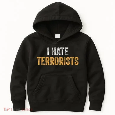 I Hate Terrorists Kids Hoodie