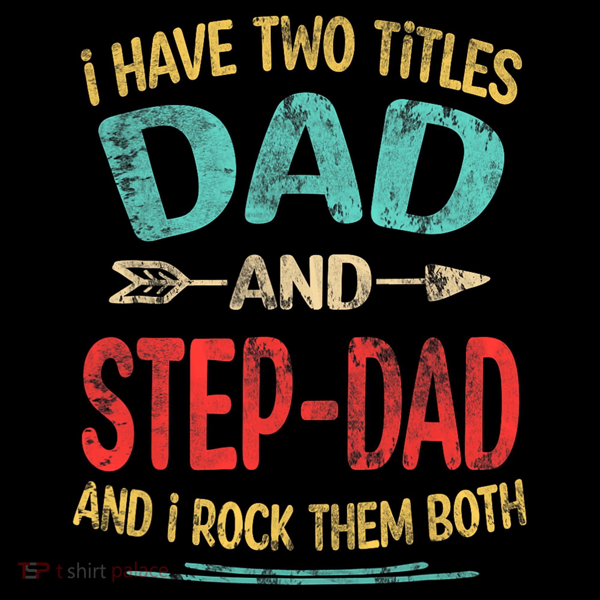 I Have Two Titles Dad And Stepdad Fathers Day Stepdad Gift Women's Hoodie
