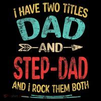 I Have Two Titles Dad And Stepdad Fathers Day Stepdad Gift Ornament thumb 1