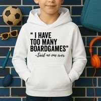 I Have Too Many Boardgames Funny Kids Hoodie thumb 2