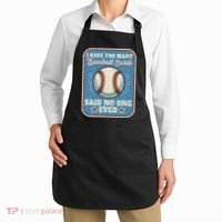 I Have Too Many Baseball Cards Funny Baseball Card Apron thumb 2