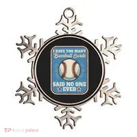 I Have Too Many Baseball Cards Funny Baseball Card Ornament thumb 0