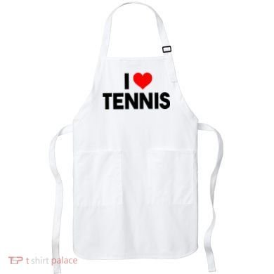 I Heart Tennis Apron