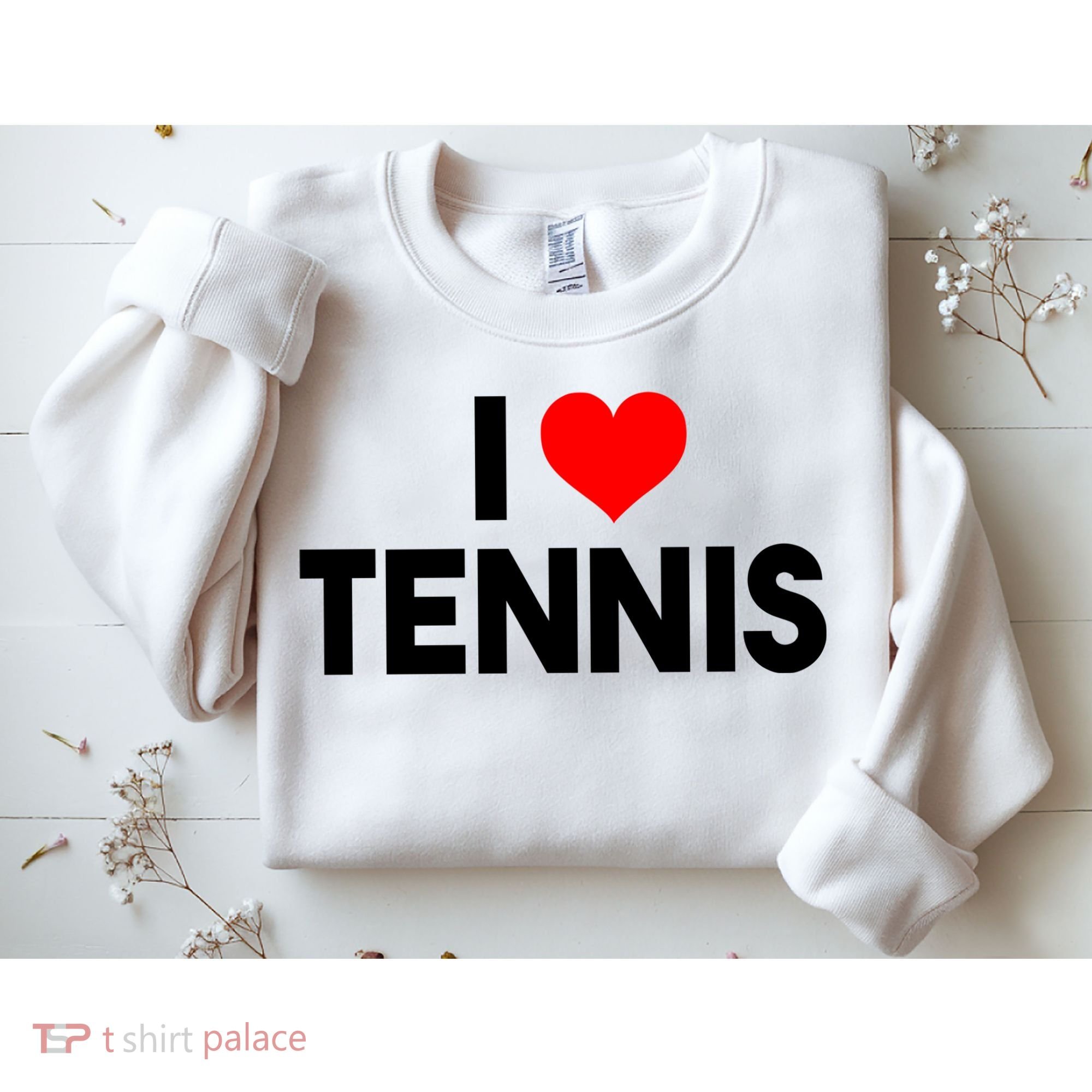 I Heart Tennis Sweatshirt