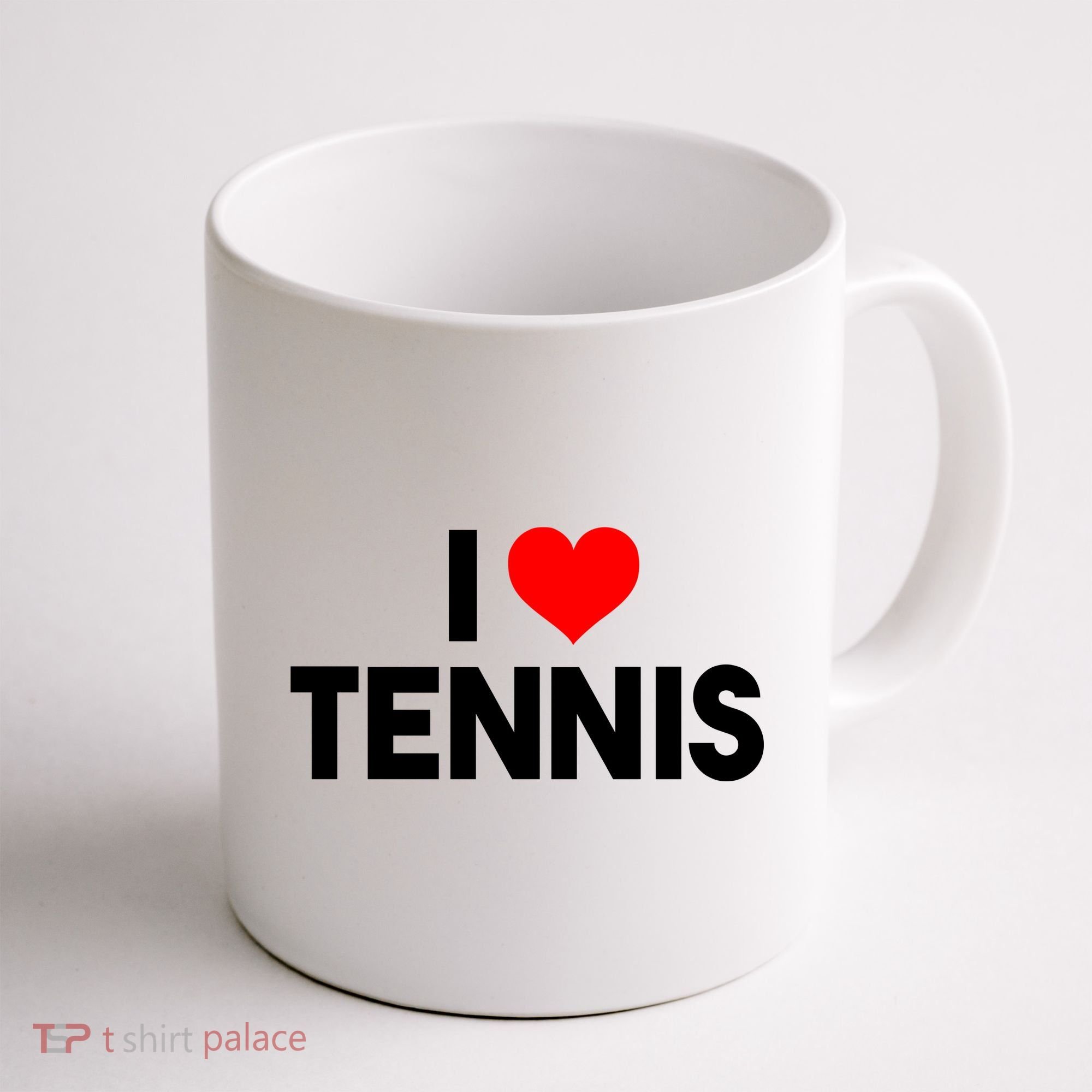 I Heart Tennis Coffee Mug