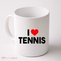 I Heart Tennis Coffee Mug thumb 0
