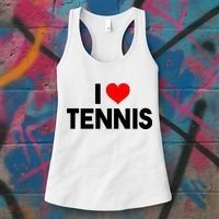 I Heart Tennis Women's Tank Top thumb 3
