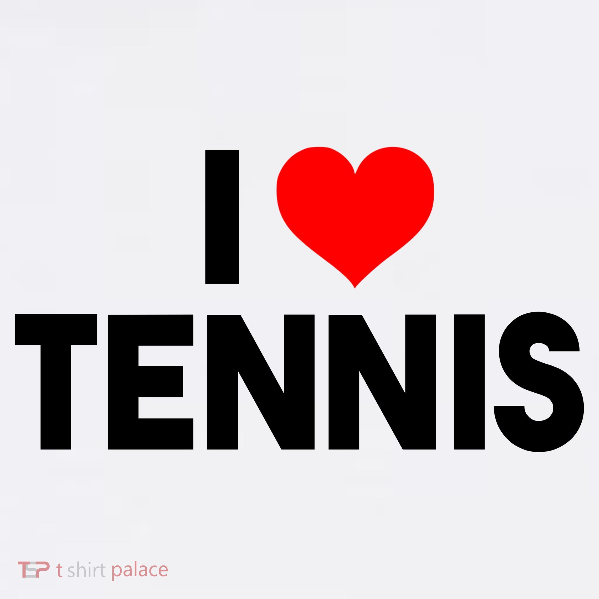 I Heart Tennis Baby Bodysuit
