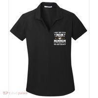I Have Two Titles Mom And Mommom Mothers Day Gifts Women's Dry Zone Grid Polo thumb 0