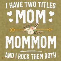 I Have Two Titles Mom And Mommom Mothers Day Gifts Garment-Dyed Women's Muscle Tee thumb 6