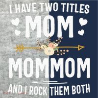 I Have Two Titles Mom And Mommom Mothers Day Gifts Kids Colorblock Raglan Jersey thumb 2