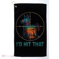 Id Hit That Pinata Cinco De Mayo Funny Ideas Women Golf Towel thumb 0