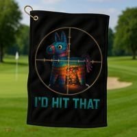 Id Hit That Pinata Cinco De Mayo Funny Ideas Women Golf Towel thumb 1