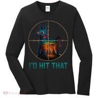 Id Hit That Pinata Cinco De Mayo Funny Ideas Women Women's Long Sleeve Shirt thumb 0