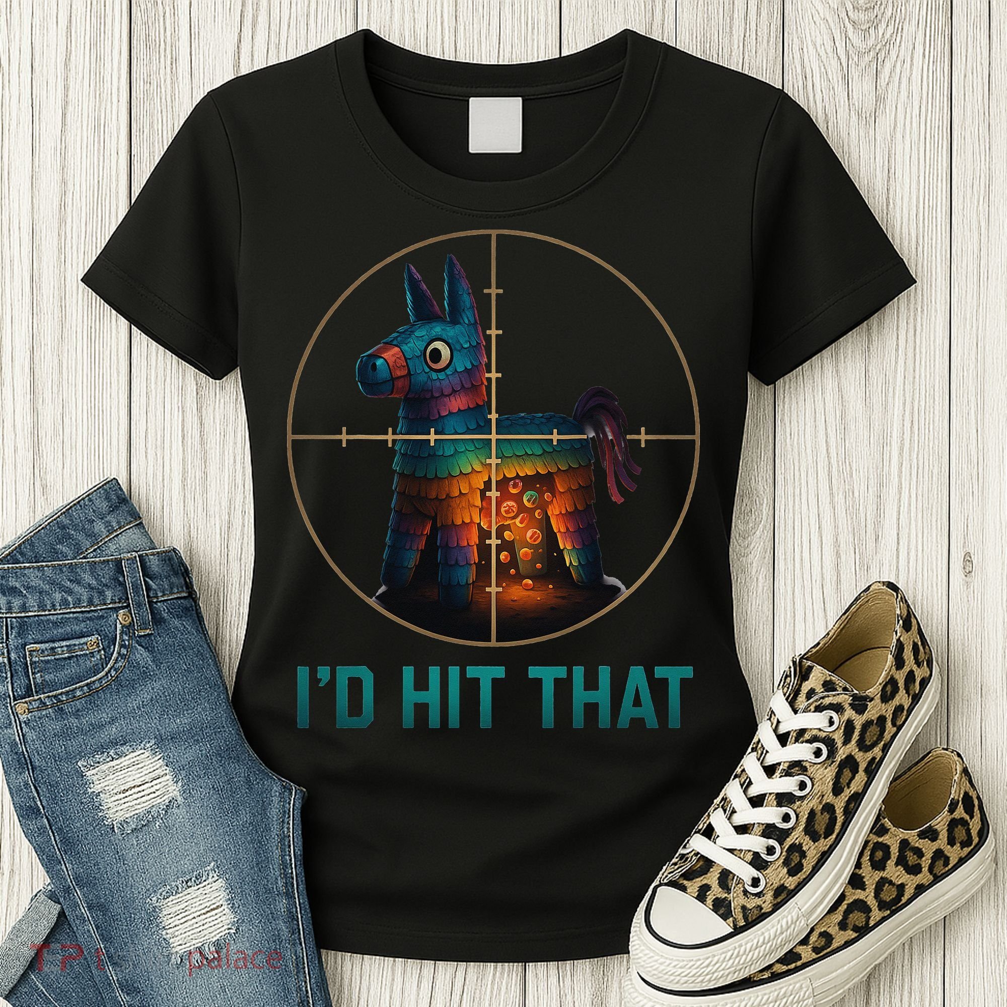Id Hit That Pinata Cinco De Mayo Funny Ideas Women Women's T-Shirt