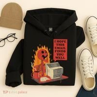 I Hope This Email Finds You Well Funny Skeleton Hoodie thumb 4