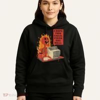 I Hope This Email Finds You Well Funny Skeleton Hoodie thumb 5