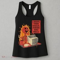 I Hope This Email Finds You Well Funny Skeleton Women's Tank Top thumb 3