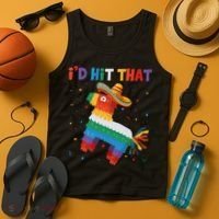 I'D HIT THAT FUNNY CINCO DE MAYO T Tank Top thumb 4