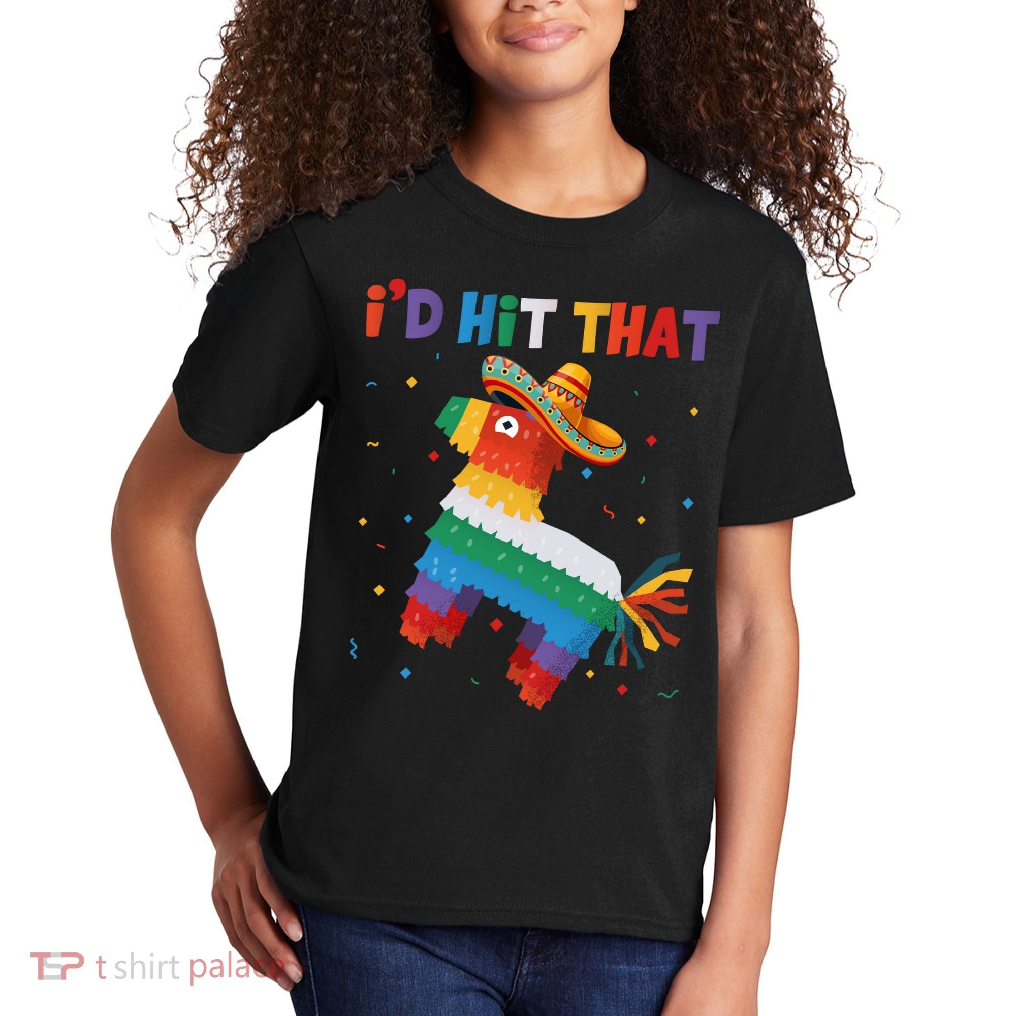 I'D HIT THAT FUNNY CINCO DE MAYO T Kids T-Shirt