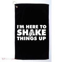 IM Here To Shake Things Up Bartender Tapster Bartending Golf Towel thumb 0
