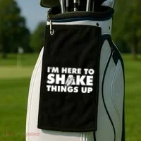IM Here To Shake Things Up Bartender Tapster Bartending Golf Towel thumb 2