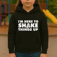 IM Here To Shake Things Up Bartender Tapster Bartending Kids Hoodie thumb 3