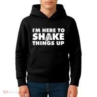 IM Here To Shake Things Up Bartender Tapster Bartending Kids Hoodie thumb 4
