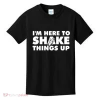 IM Here To Shake Things Up Bartender Tapster Bartending Kids T-Shirt thumb 0